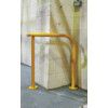 Pillar Guard Barrier, Steel, Yellow, 750 x 850 x 700mm thumbnail-0