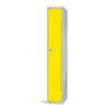 Compartment Locker, Single Door, Yellow, 1800 x 300 x 450mm thumbnail-0