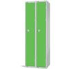 Compartment Locker, 2 Doors, Green, 1800 x 600 x 450mm, Nest of 2 thumbnail-0