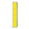 Compartment Locker, 2 Doors, Yellow, 1800 x 450 x 450mm thumbnail-0