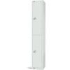 Workwear Locker, 2 Doors, White, 1800 x 300 x 300mm thumbnail-0