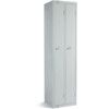 Space Saving Locker, 2 Doors, Mid Grey, 1800 x 450 x 450mm thumbnail-0