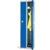 Space Saving Locker, 2 Doors, Blue, 1800 x 450 x 450mm thumbnail-0