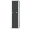 Space Saving Locker, 2 Doors, Dark Grey, 1800 x 450 x 450mm thumbnail-0