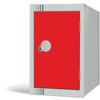 Quarto Locker, Single Door, Red, 512 x 300 x 450mm thumbnail-0