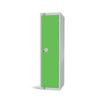 Low Height Locker, Single Door, Green, 1370 x 300 x 300mm thumbnail-0