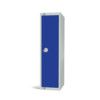 Low Height Locker, Single Door, Blue, 1370 x 300 x 380mm thumbnail-0