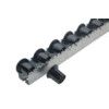 HD FLANGED PLASTIC ROLLER TRACK -2.4M LONG & 72MM PITCH thumbnail-0