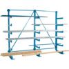 Cantilever Racking, 6 Shelves, 200kg Shelf Capacity, 2100mm x 610mm, Blue thumbnail-0