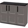 COMPACT INDUSTRIAL PLASTIC UTILITY CUPBOARD - TRIPLE DOOR thumbnail-0