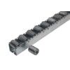 HD CYLINDRICAL STEEL ROLLER TRACK - 2.4M LONG & 72MM PITCH thumbnail-0