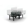 Desk Screen, Clear Acrylic, 5mm, 990x740mm thumbnail-0