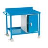 WTP32Y MOBILE WORK BENCH C/W CUPBOARD PLYWOOD TOP thumbnail-0