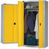 SILVER/YELLOW IND STD W/ROBE CUPBOARD 1820x915x505 thumbnail-0