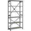 Euro Shelving, 5 Shelves, 160kg Shelf Capacity, 2100mm x 1000mm x 450mm, Grey thumbnail-0