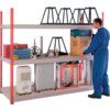 Heavy Duty Shelving, 3 Shelves, 210kg Shelf Capacity, 1980mm x 2100mm x 900mm, Red & Grey thumbnail-0