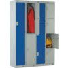 Compartment Locker, Single Door, Blue, 1800 x 300 x 300mm thumbnail-2