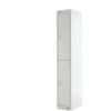 Compartment Locker, 2 Doors, Light Grey, 1800 x 300 x 300mm thumbnail-0