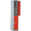 1800x450x450mm 2-DOOR LOCKER GREY/BLUE thumbnail-0