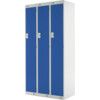 Compartment Locker, Single Door, Grey, 1800 x 300 x 300mm thumbnail-0