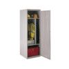 Workwear Locker, Single Door, Grey, 1800 x 600 x 600mm thumbnail-0