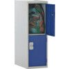 3/4 HGT TWO DR LOCKER NEST 1 1382X300X300-BLUE thumbnail-0