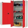 SILVER/RED IND. STD. CUPBOARD 1820x915x505mm thumbnail-0