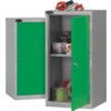 SILVER/GREEN IND. TOOL CUPBOARD 984x477x505mm thumbnail-0