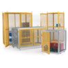 Static Cage, Stove Enamel Yellow, 1680 x 700 x 770mm, 500kg Load Capacity thumbnail-1