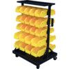 Storage Bin Trolley/Storage Bins, Black, 660x560x1120mm, 47 Pack thumbnail-0