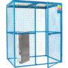 Security Cage, Blue, 1910 x 3160 x 1175mm thumbnail-0