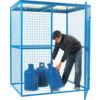 Security Cage, Blue, 1910 x 2700 x 1175mm thumbnail-1
