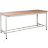 Square Tube Workbench With 27mm Beech Worktop 840x1800x900 thumbnail-0