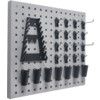 Peg Back Panel For 1500mm Binary Bench Silver 500mm Panel thumbnail-0