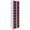 DUAL USB PHONE CHARGING LOCKER 10 TIERS 20 DOORS BERRY BURST thumbnail-0