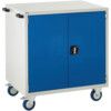 Mobile Euroslide Cupboard 1x750mm980x900x650 Blue thumbnail-0