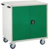 Mobile Euroslide Cupboard 1x750mm980x900x650 Green thumbnail-0