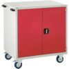 Mobile Euroslide Cupboard 1x750mm980x900x650 Red thumbnail-0