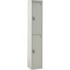 EXPRESS LOCKERS 1800X300X300MM -2 COMPARTMENT LIGHT GREY thumbnail-0