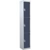 STAINLESS STEEL LOCKER H.1800W.300 D.450MM 3 COMPARTMENT thumbnail-0