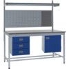 SQUARE TUBE WORKBENCH KIT B TRIPLE & STORAGE CUPBOARDS thumbnail-0