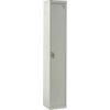 STANDARD LOCKER 1800X300X300mm 1 COMPARTMENT LIGHT GREY DOORS thumbnail-0