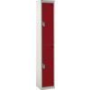 STANDARD LOCKER 1800X300X300mm 5 COMPARTMENT LIGHT GREY DOORS thumbnail-0