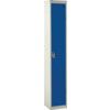 STANDARD LOCKER 1800X300X300mm 1 COMPARTMENT BLUE DOORS thumbnail-0