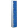 STANDARD LOCKER 1800X300X300mm 5 COMPARTMENT BLUE DOORS thumbnail-0