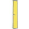 STANDARD LOCKER 1800X300X300mm 1 COMPARTMENT YELLOW DOORS thumbnail-0