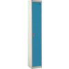 STANDARD LOCKER 1800X300X300mm 1 COMPARTMENT LIGHT BLUE DOORS thumbnail-0