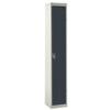 STANDARD LOCKER 1800X380X380mm 1 COMPARTMENT DARK GREY DOORS thumbnail-0