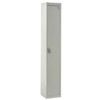 STANDARD LOCKER 1800X450X450mm 1 COMPARTMENT LIGHT GREY DOORS thumbnail-0