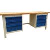 1800X650X40mm NDURANCE BENCH 2 X3 DRAWER thumbnail-0